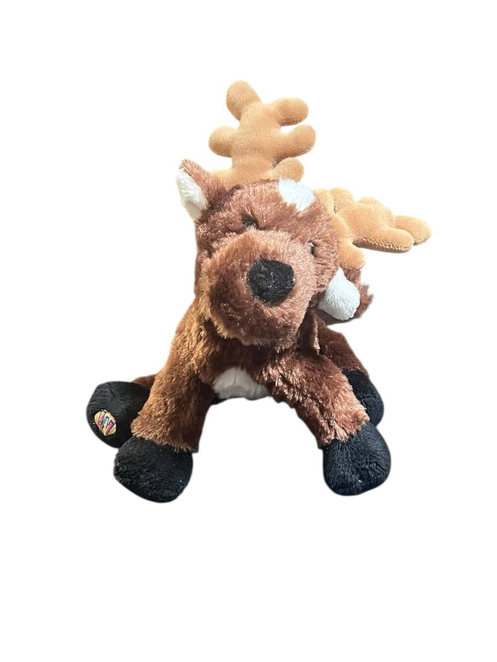 Webkinz Reindeer Plush Toy No Code Stuffed Animal HM137 Brown Soft Antlers 8"